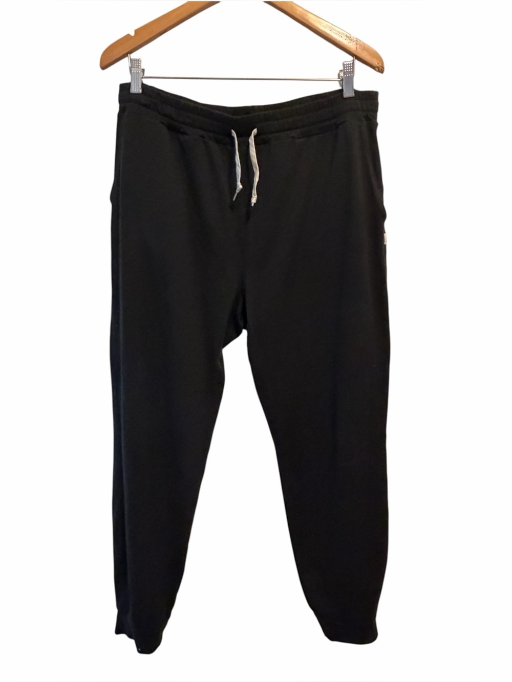 Vuori Men's Ponto Performance Pant, Black Heather / XL
